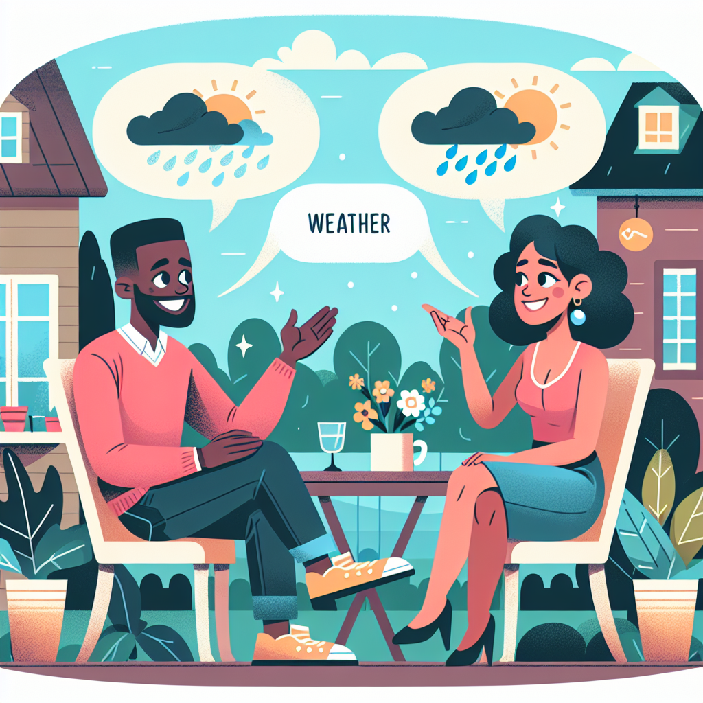 Wettergespräch auf Englisch üben
