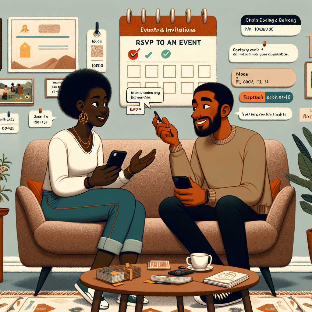 이벤트 회신 영어 롤플레이 연습