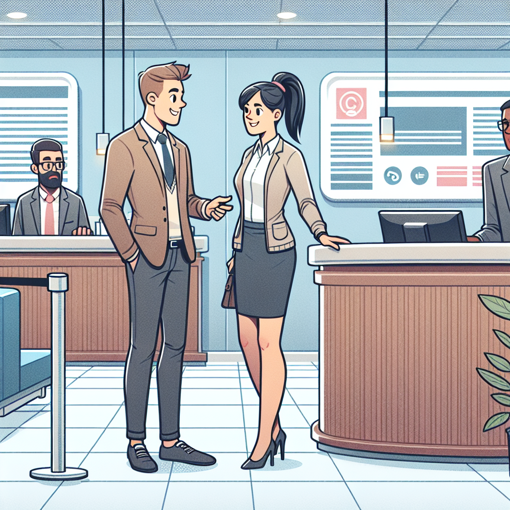 یادگیری مکالمه باز کردن حساب بانکی